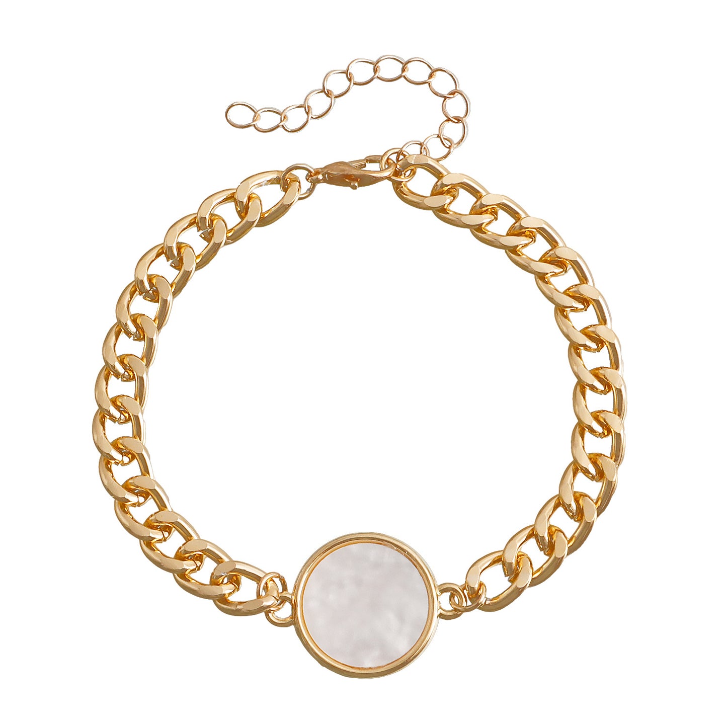 Minimalist Geometric Alloy Choker Necklace for Women with Plated Finish
