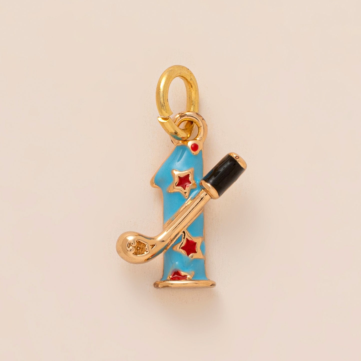 Sweet Gold Plated Brass Heart Geometric DIY Charm Bar Corn Chain Necklace Unisex 9g