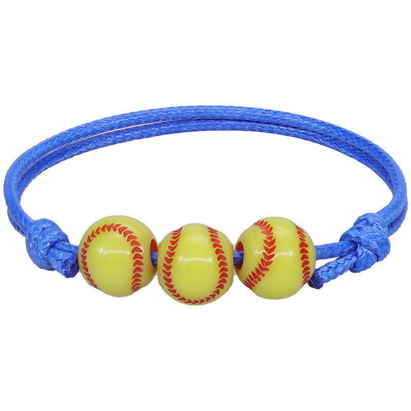 Sporty Unisex Resin Braided Bracelet