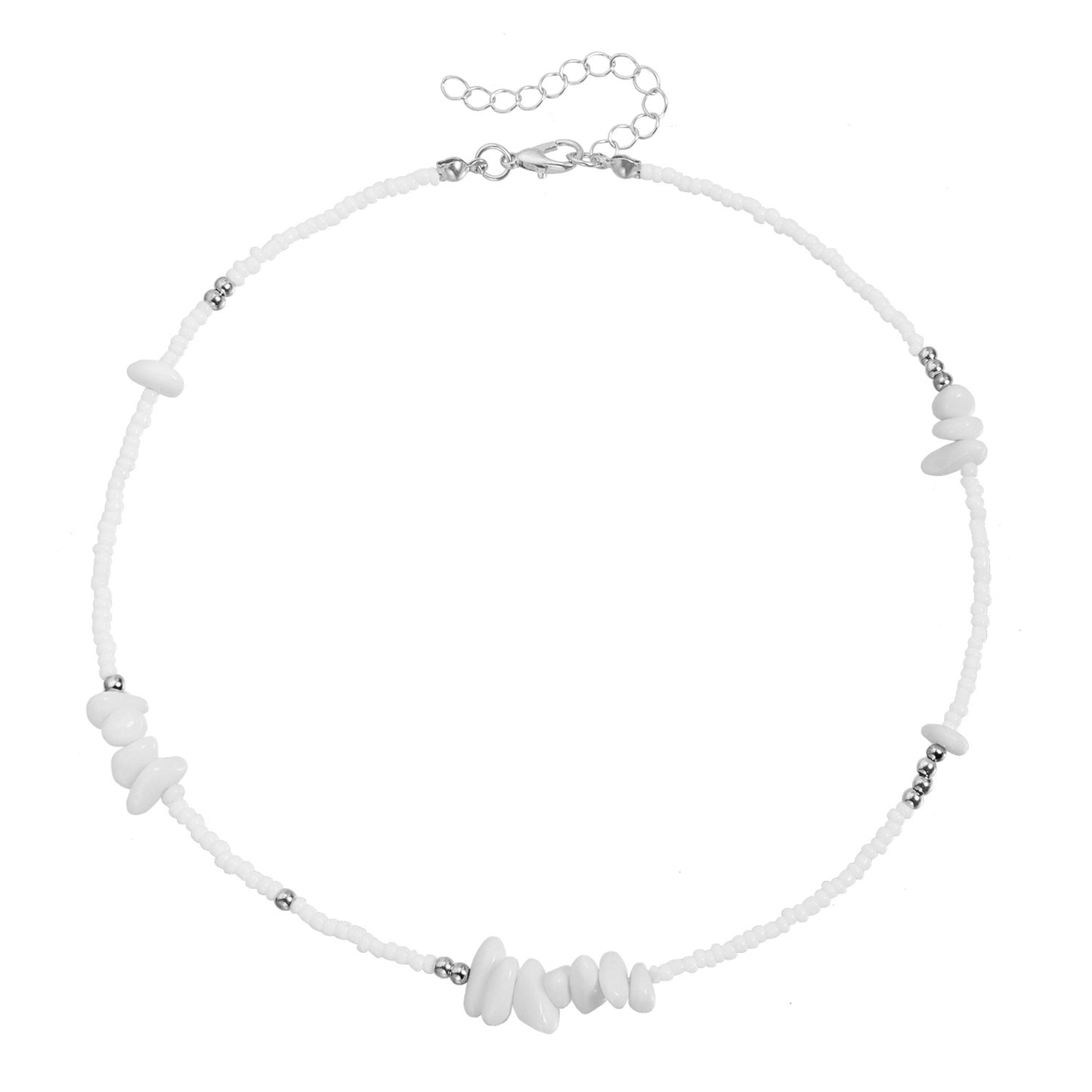 Irregular Geometric Alloy Plated Necklace for Women