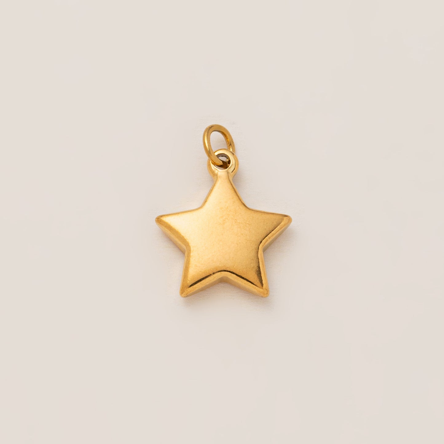 Elegant Stainless Steel PVD Star Heart Butterfly Geometric Pendant Necklace with Titanium Steel Charms
