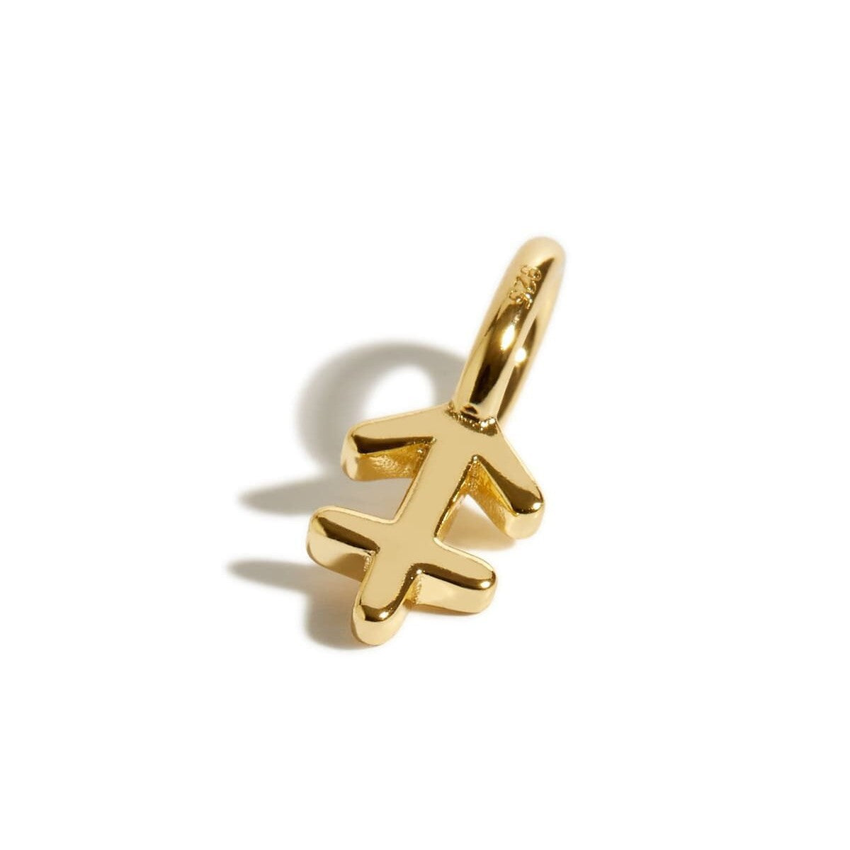Elegant Stainless Steel PVD Zodiac Charm Bar Necklace