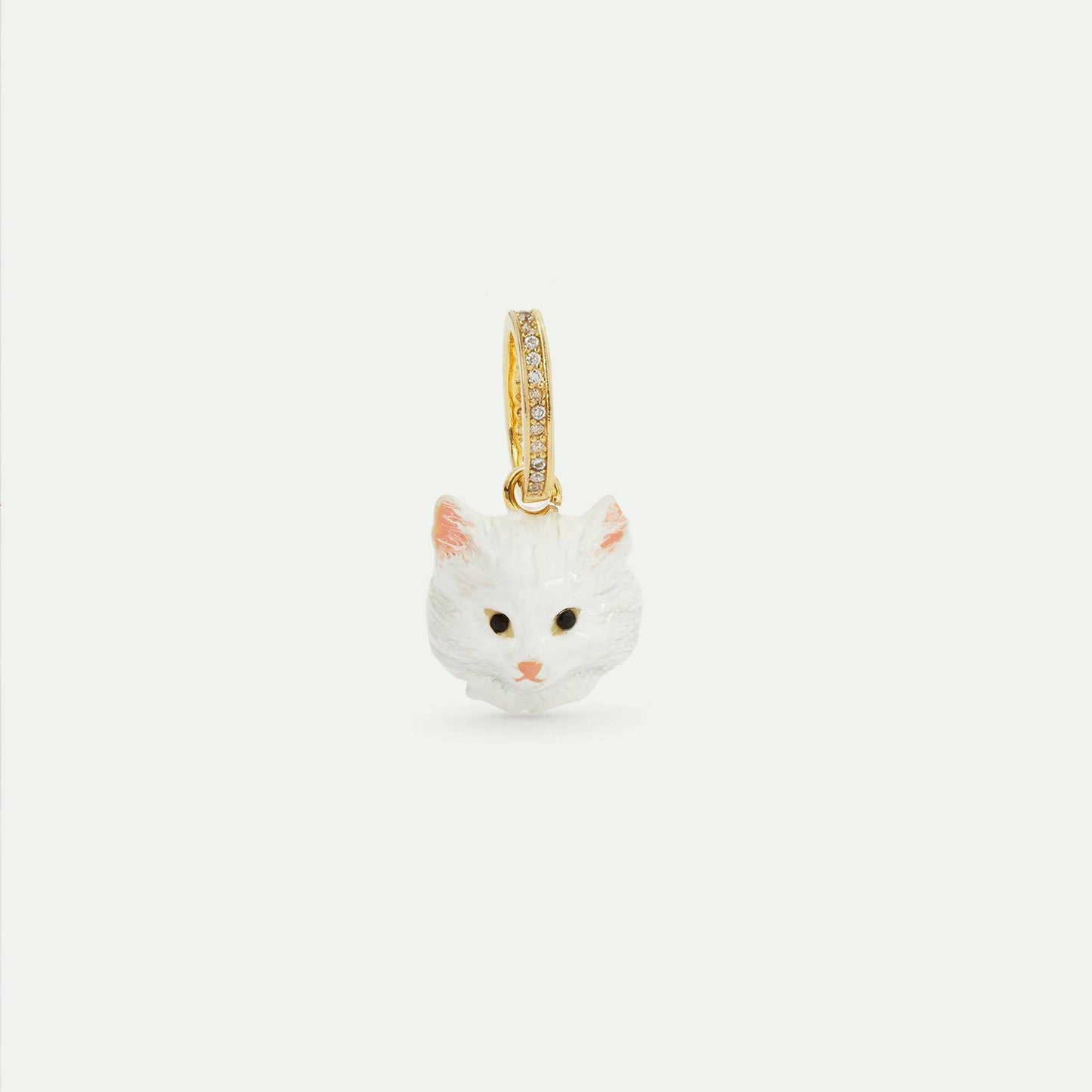 18K Gold Plated Brass Animal Charm Bar Necklace for Unisex