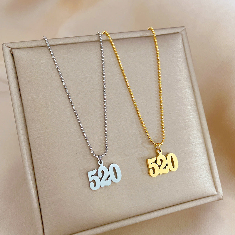 Collana in Acciaio al Titanio Geometrica Minimalista con Placcatura in Oro per Donna e Uomo Ciondolo a Medaglione con Catena
