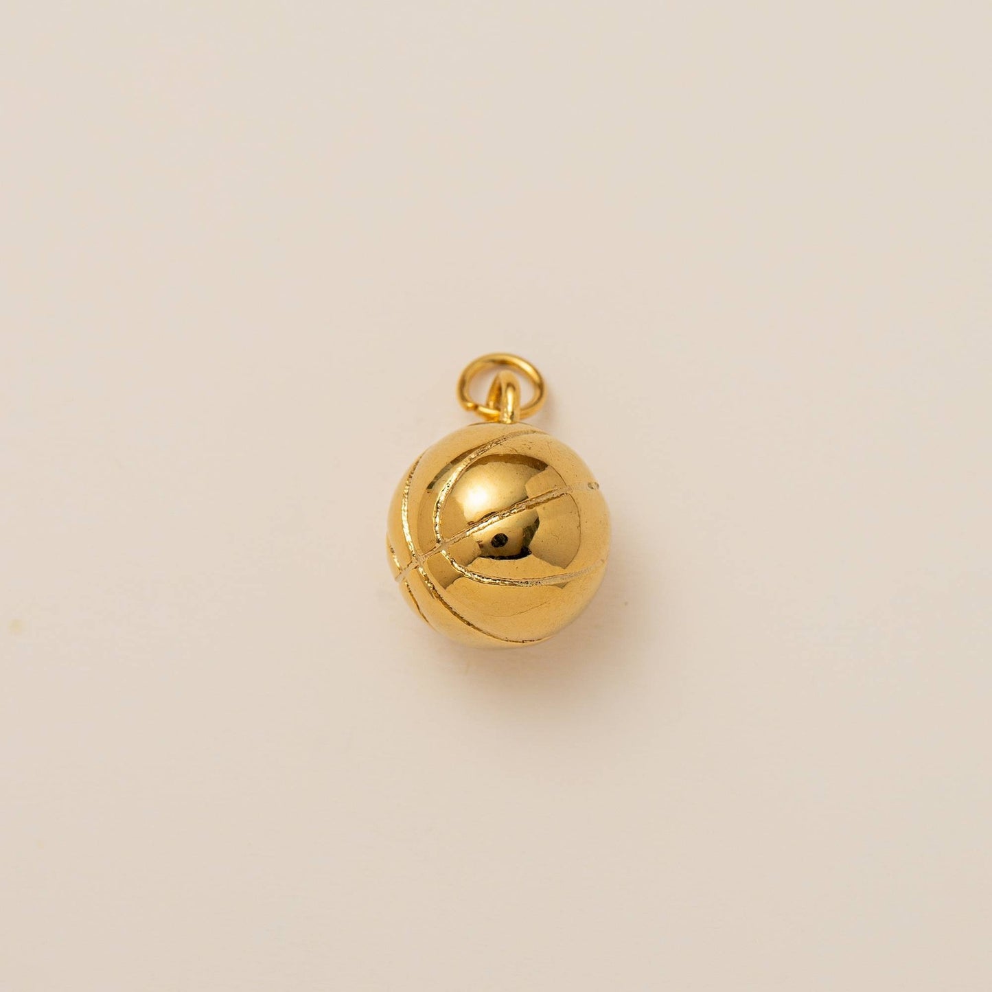 Sporty Geometric Round Titanium Steel PVD Pendant Charm Bar Ball Chain Necklace for Women