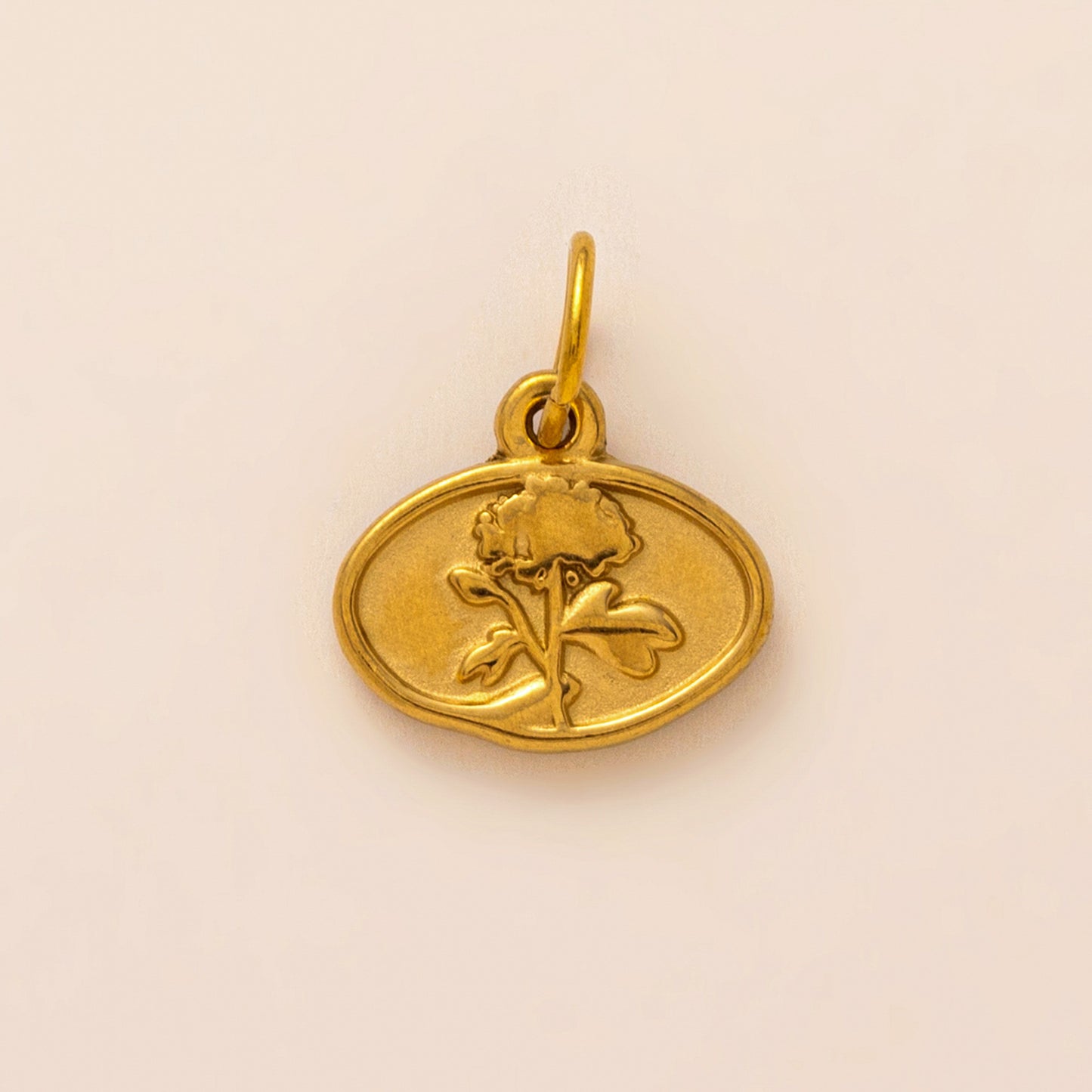 Vintage 18K Gold Plated Stainless Steel Apple Lemon Charm Bar PVD