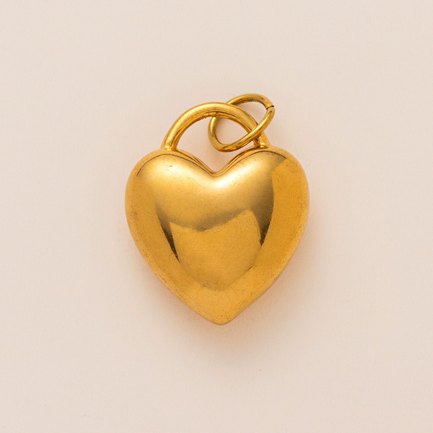 Vintage Luxury Heart Geometric Plated Drip Oil Stainless Steel Charm Bar Pendant