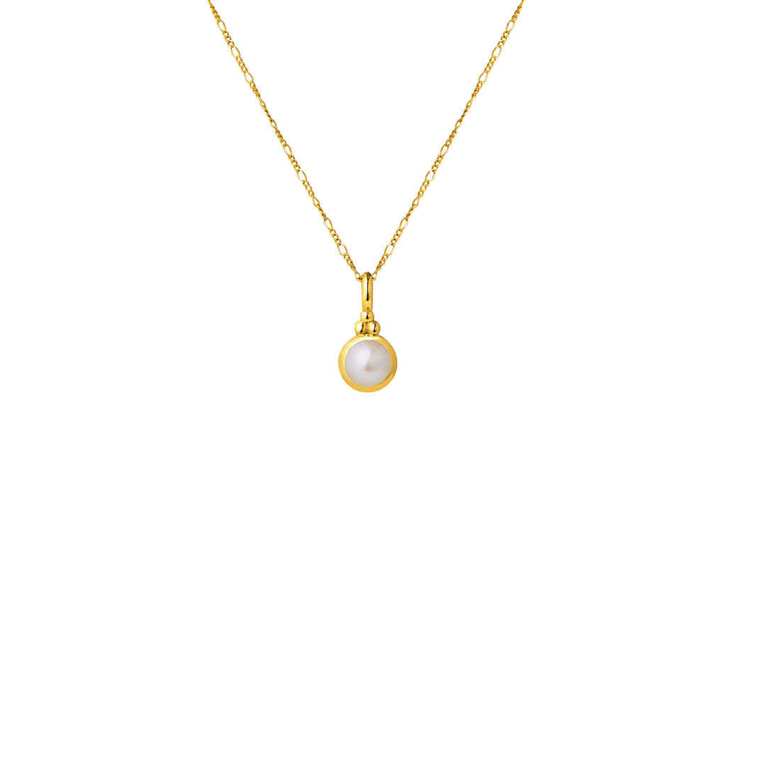 Vintage Geometric Cubic Zirconia Brass Pendant 18K Gold Plated Stainless Steel Charm Bar