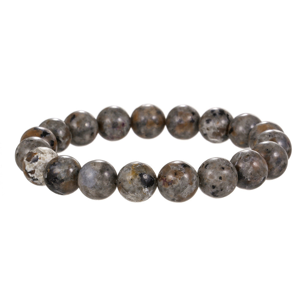 Hip-hop Punk Handmade Round Geometric Stone Beaded Bracelet