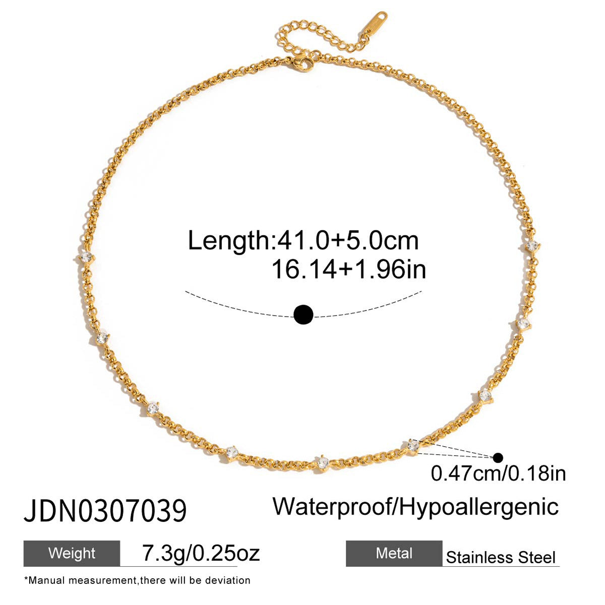 Collana con ciondolo geometrico in acciaio inossidabile da donna con ciondolo in acciaio al titanio e finitura placcata