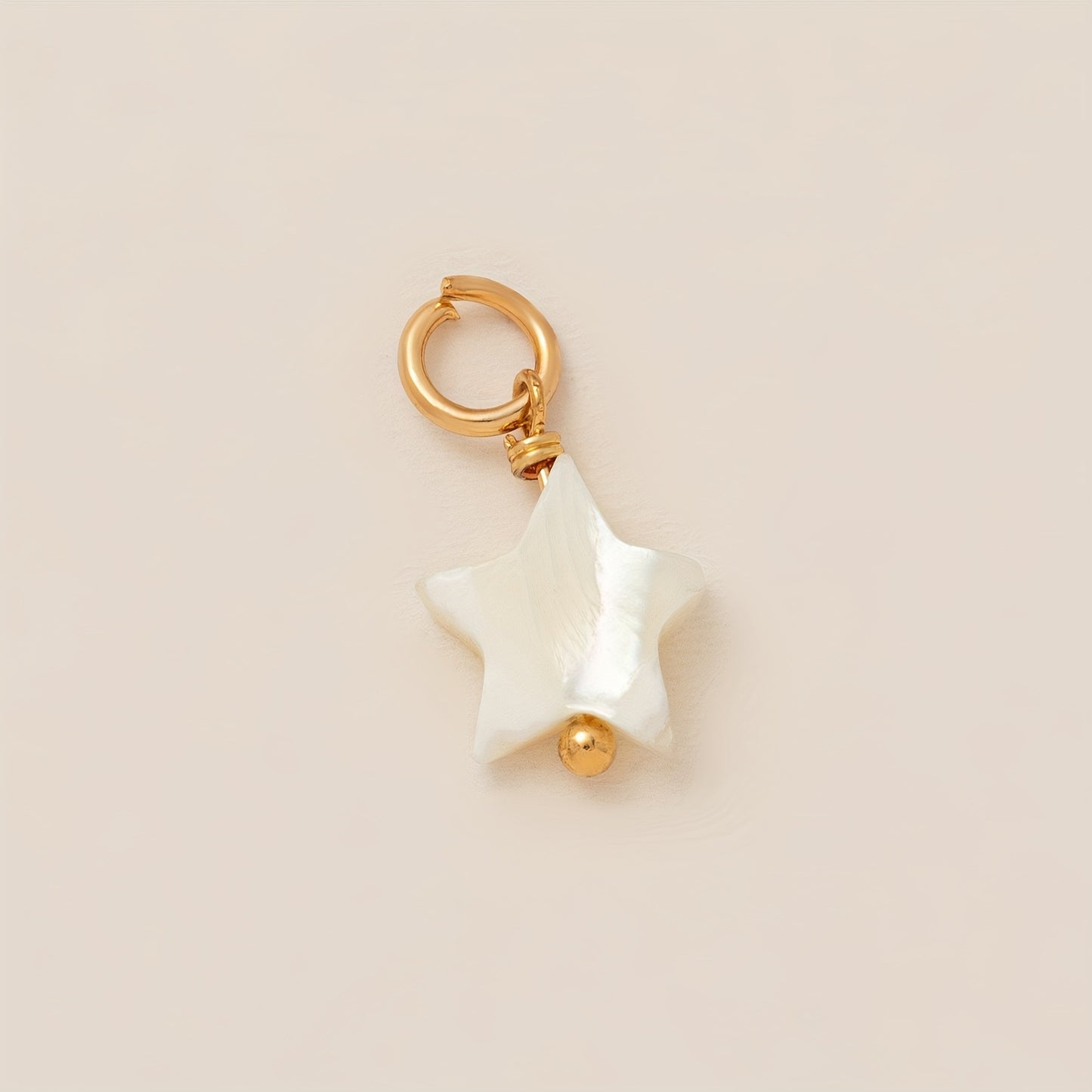 Minimalist Stainless Steel Plated Star Moon Round Square Geometric Charm Bar