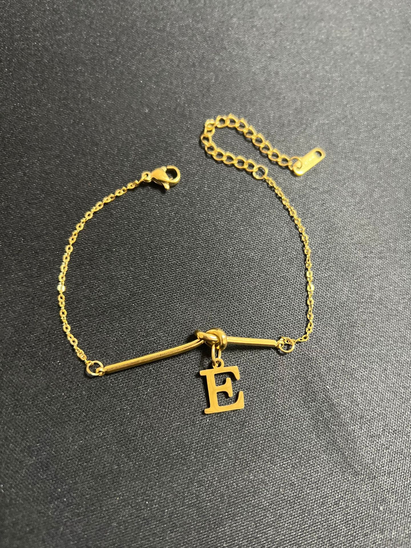 Original Design Letter Shape Titanium Steel Bracelet with Plating Finish for Men and Women