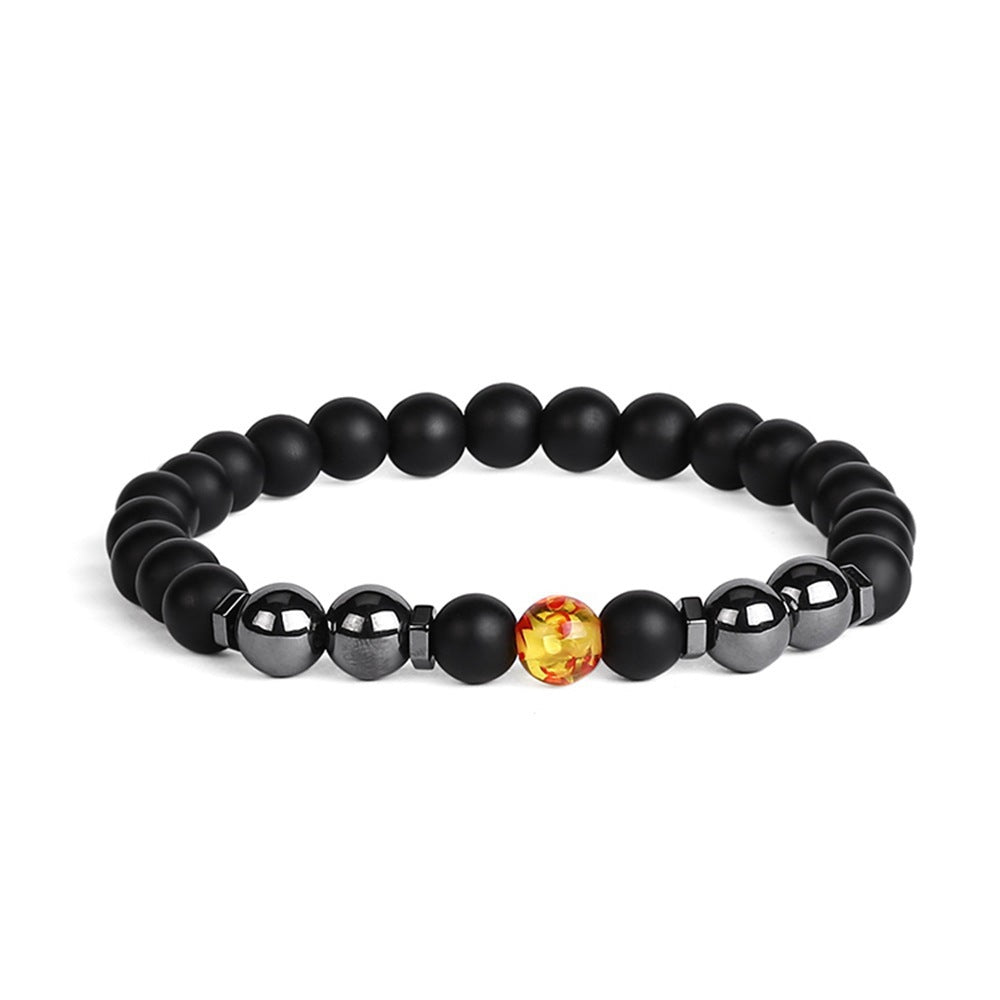 Geometric Magnetic Material Anklet for Unisex