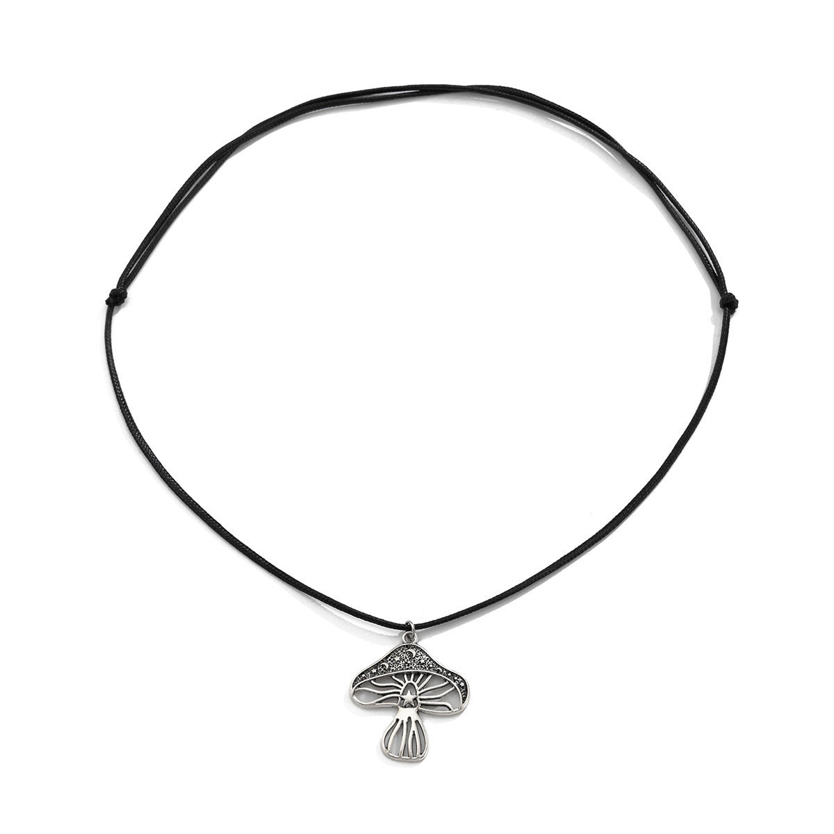 Collana Asimmetrica Bohemien Vintage con Perline Turchesi, Ciondolo Geometrico in Lega e Cordino di Cotone Cerato