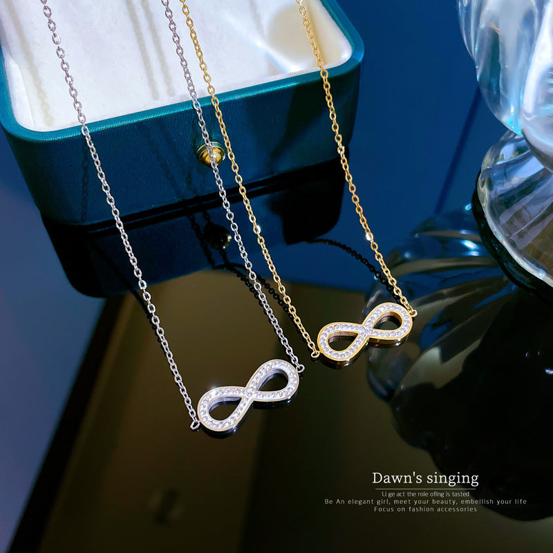 Butterfly Eye Minimalist Titanium Steel Plated Geometric Collar Necklace for Unisex