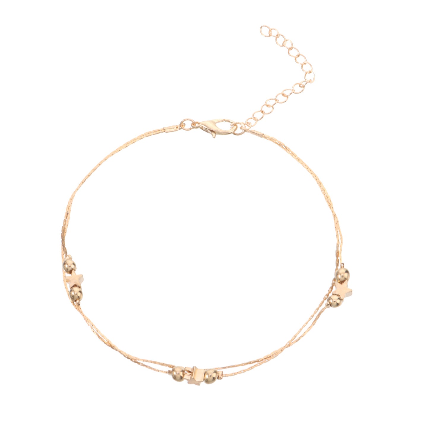 Minimalist Star Geometric Alloy Women's Foot Chain, Fashion Beach Jewelry for Travel Gift, Wedding Anniversary, Employee Appreciation