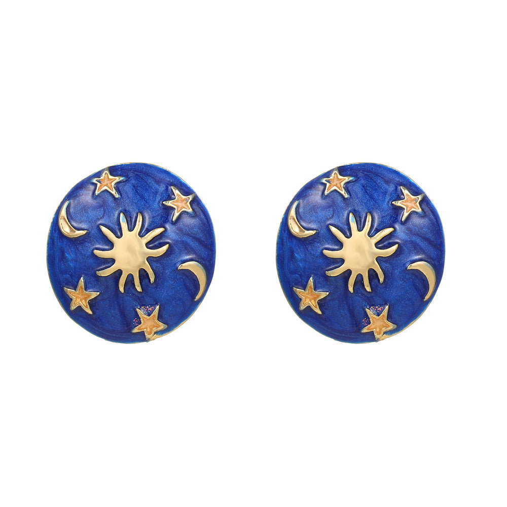 Minimalist Elegant Geometric Alloy Plated Earrings with Pearl