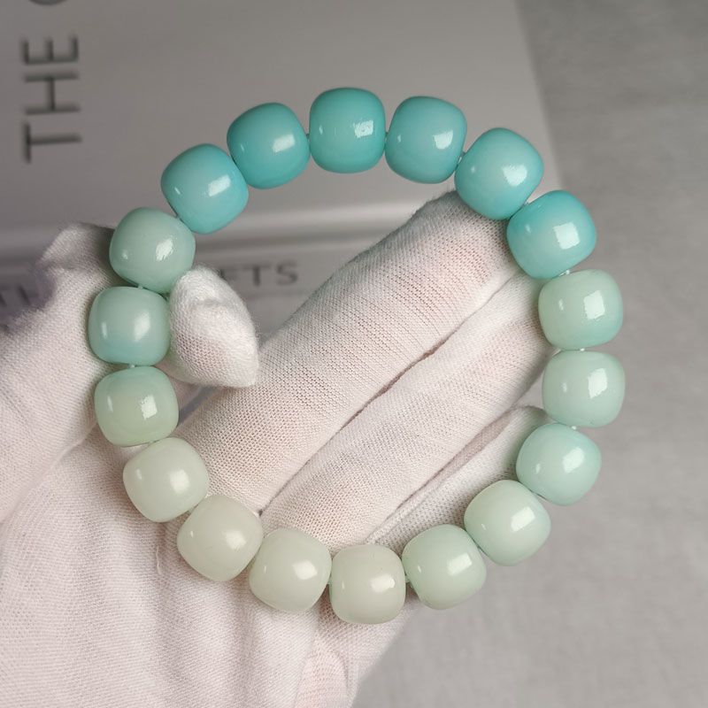 Gradient Geometric Resin Acrylic Bracelet