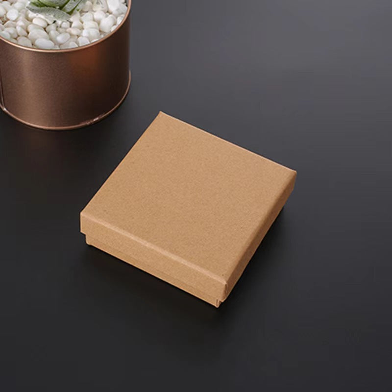 Geometric Square Paperboard Bracelet Packaging Box with Printing