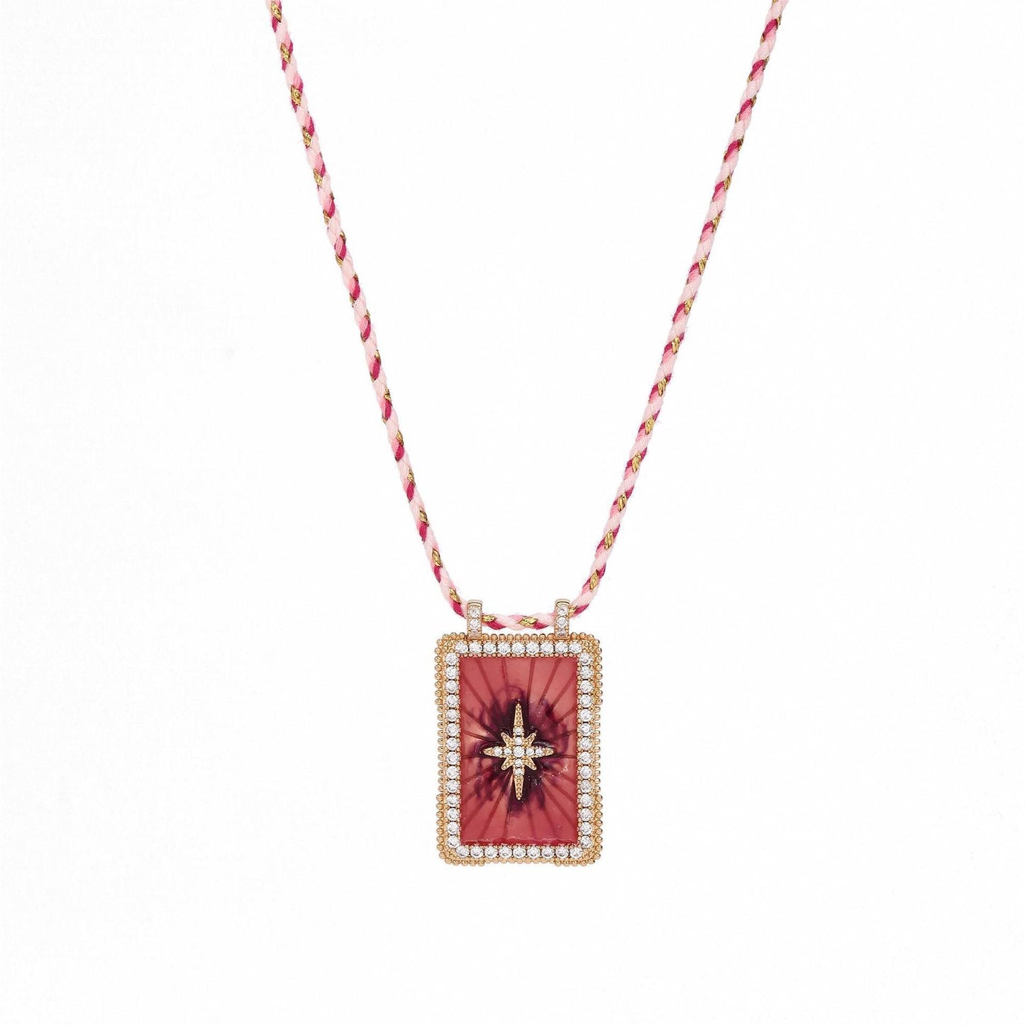 Bohemian Style Vintage Sun Moon and Evil Eye Pendant Necklace for Women with Copper Heart Charm and Star Motifs on Standard Chain
