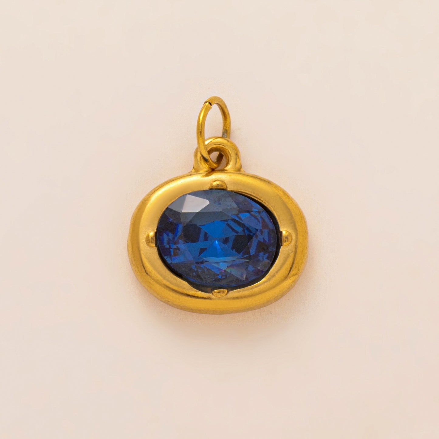 Vintage Abstract 18K Gold Plated Stainless Steel PVD DIY Charm Bar Pendant
