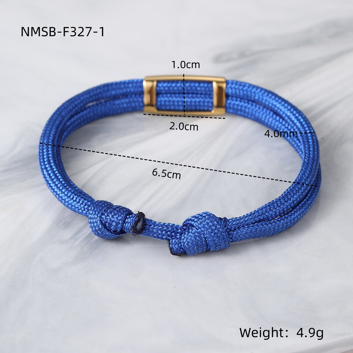 Pulsera trenzada minimalista de paracord con charm de acero de titanio para hombres y mujeres, grabado personalizado, regalo para familiares y festividades
