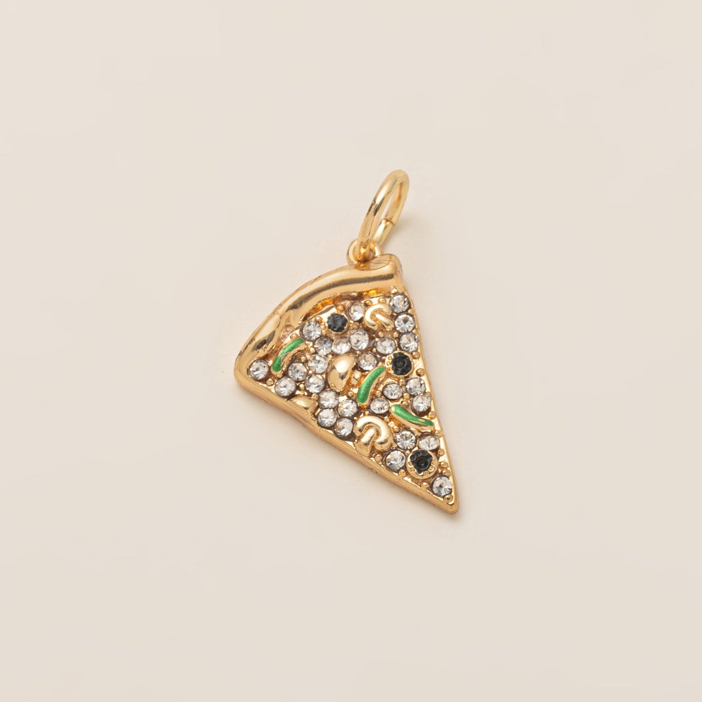 Vintage 18K Gold Plated Brass Insect Animal Charm Bar for Cable Chain Necklace Unisex DIY Pendant