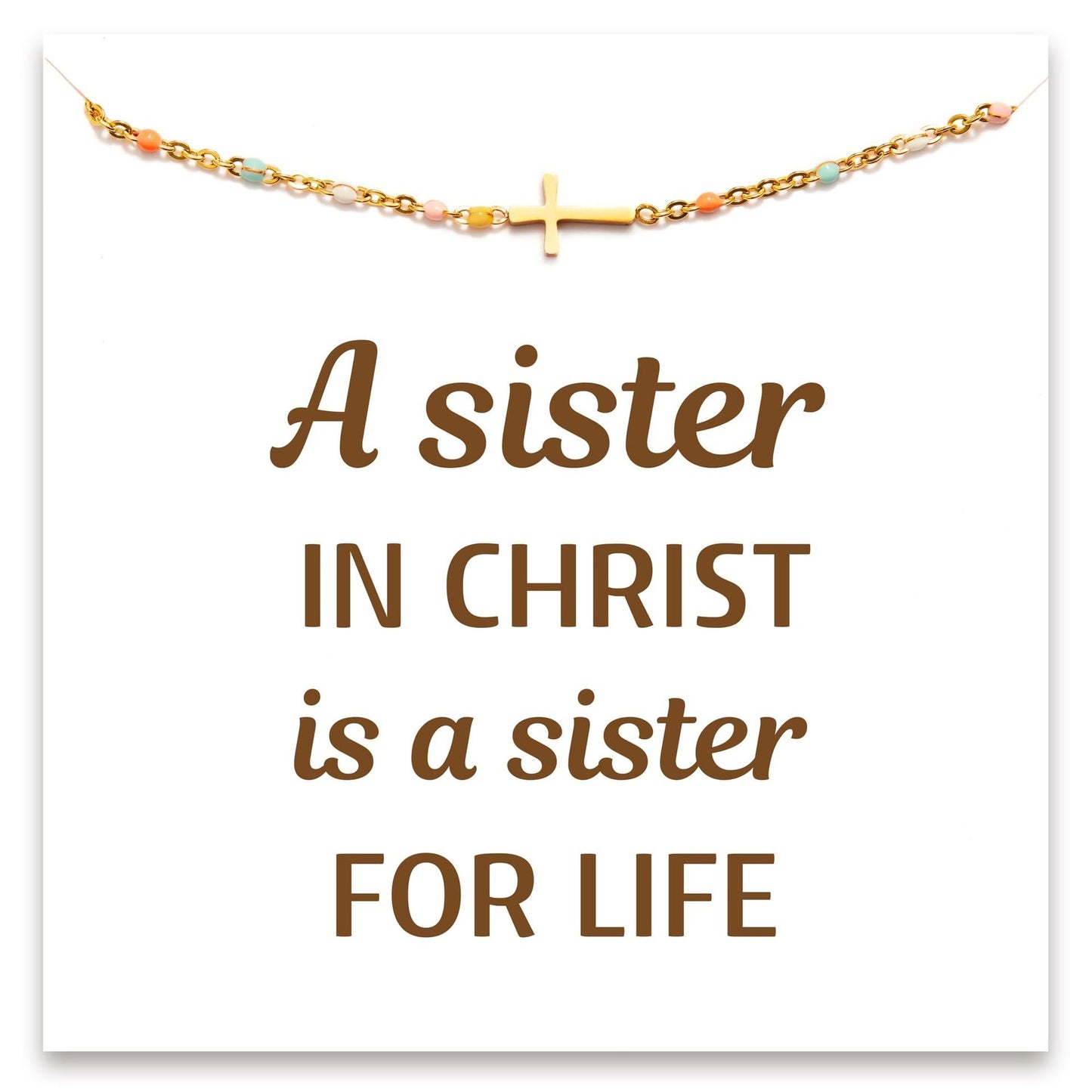 Minimalist Bohemian Geometric Cross Plated Stainless Steel Cable Chain Bracelet for Women