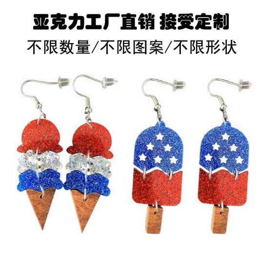 Exaggerated Halloween Pumpkin and Leaf Wooden Earrings for Women with Fruit and Botanical Design