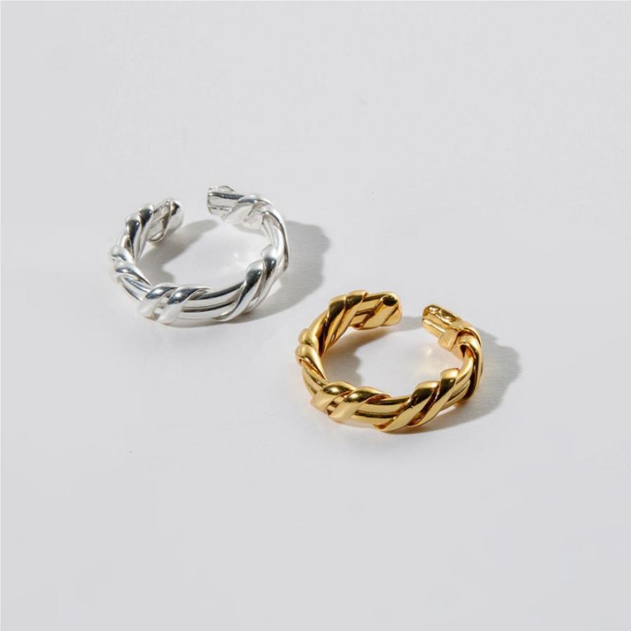 Anello Minimalista con Forma Geometrica Irregolare in Argento Sterling S925 da Donna