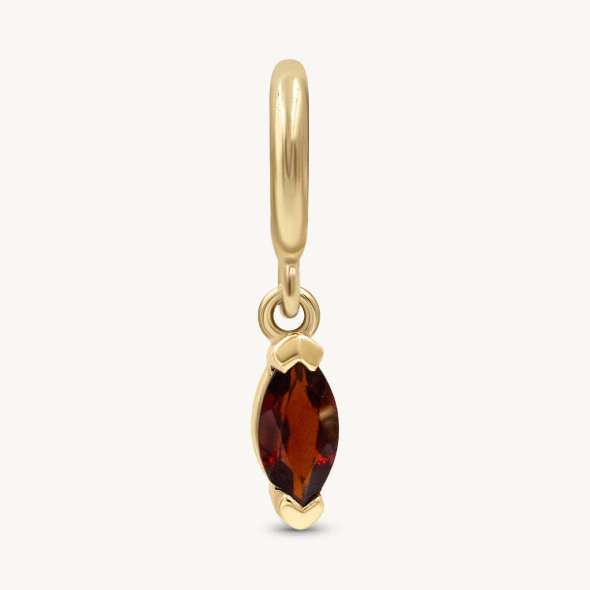 Vintage Geometric 18K Gold Plated Brass Pendant Charm Bar for Women