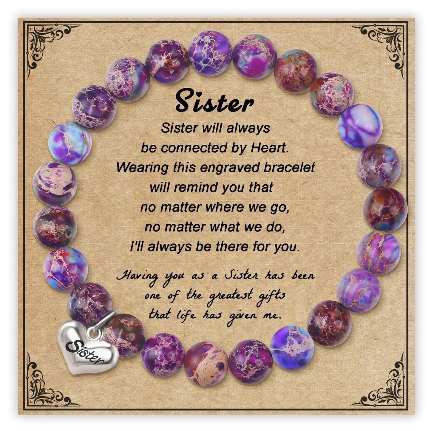 Fashion Casual Round Tree of Life Moonstone Beaded Bracelet Rose Gold Plated Unisex Jewelry