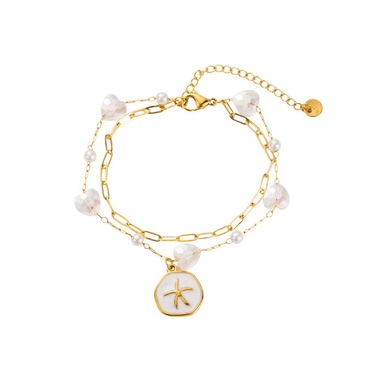 Bracciale da donna vintage a forma di farfalla, stella e luna, in acciaio inossidabile con intarsi in conchiglia, galvanizzato, gioielli minimalisti per tutti i giorni