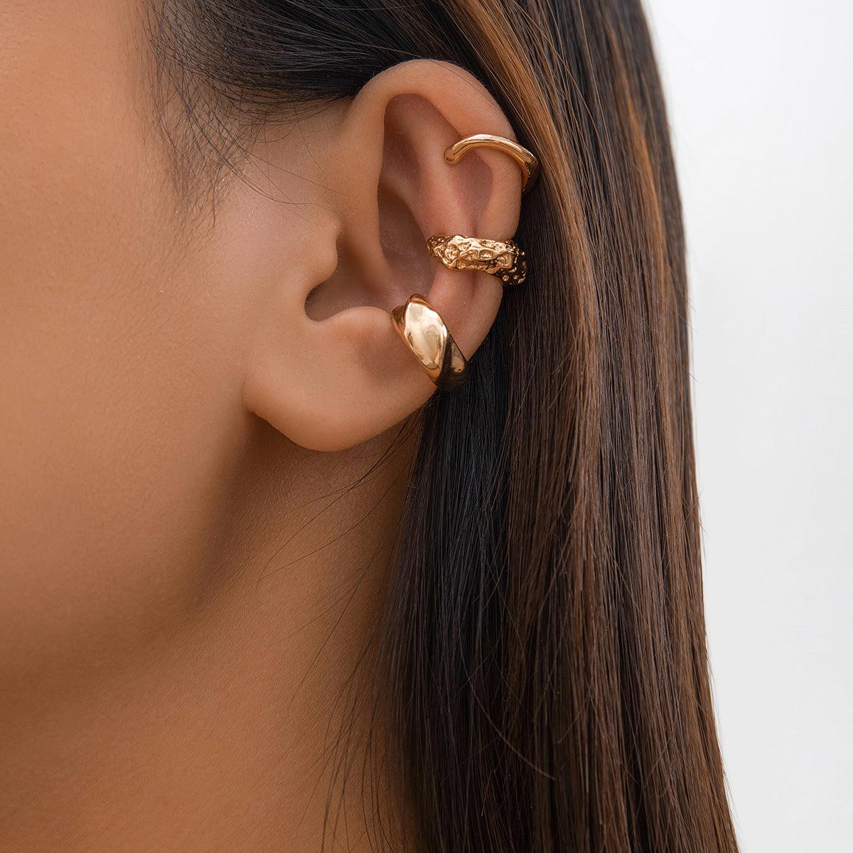 Minimalist Geometric Teardrop Alloy Plated Earrings for Women