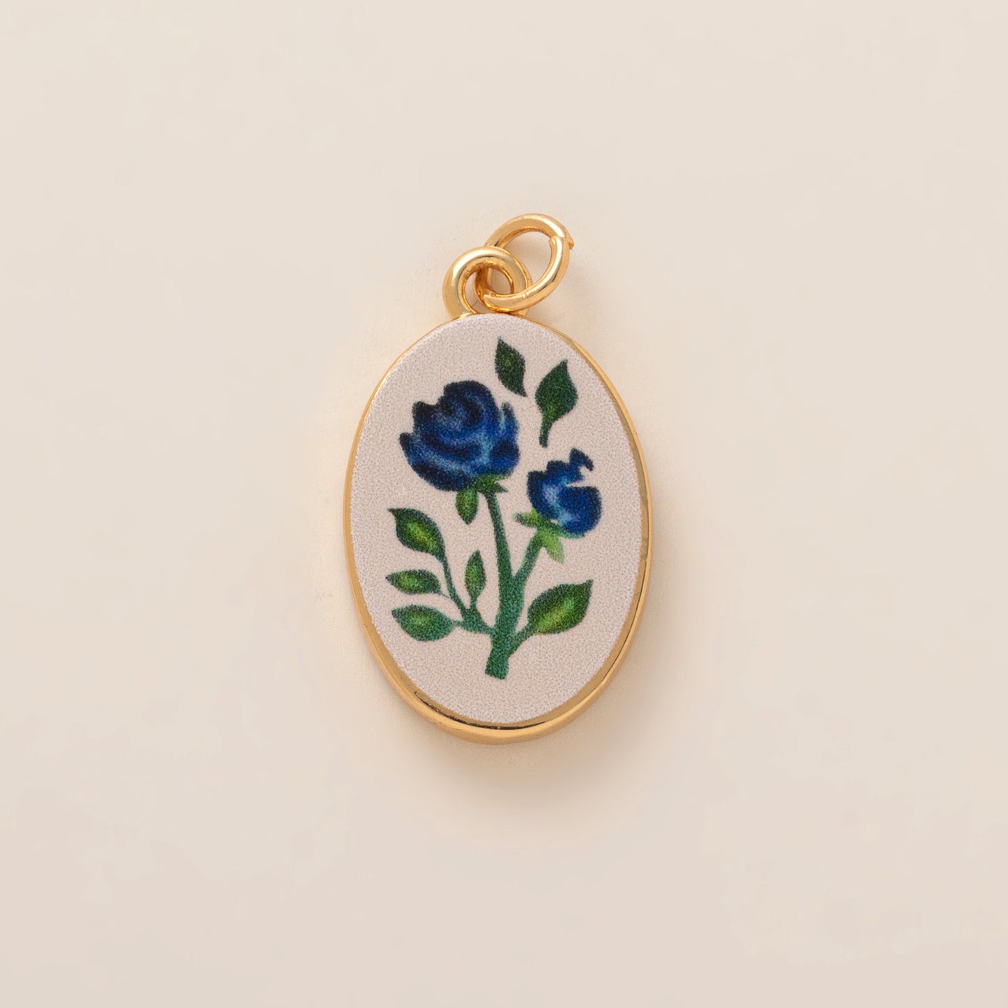 Minimalist Sweet Brass Plated Butterfly Heart Flower Charm Bar