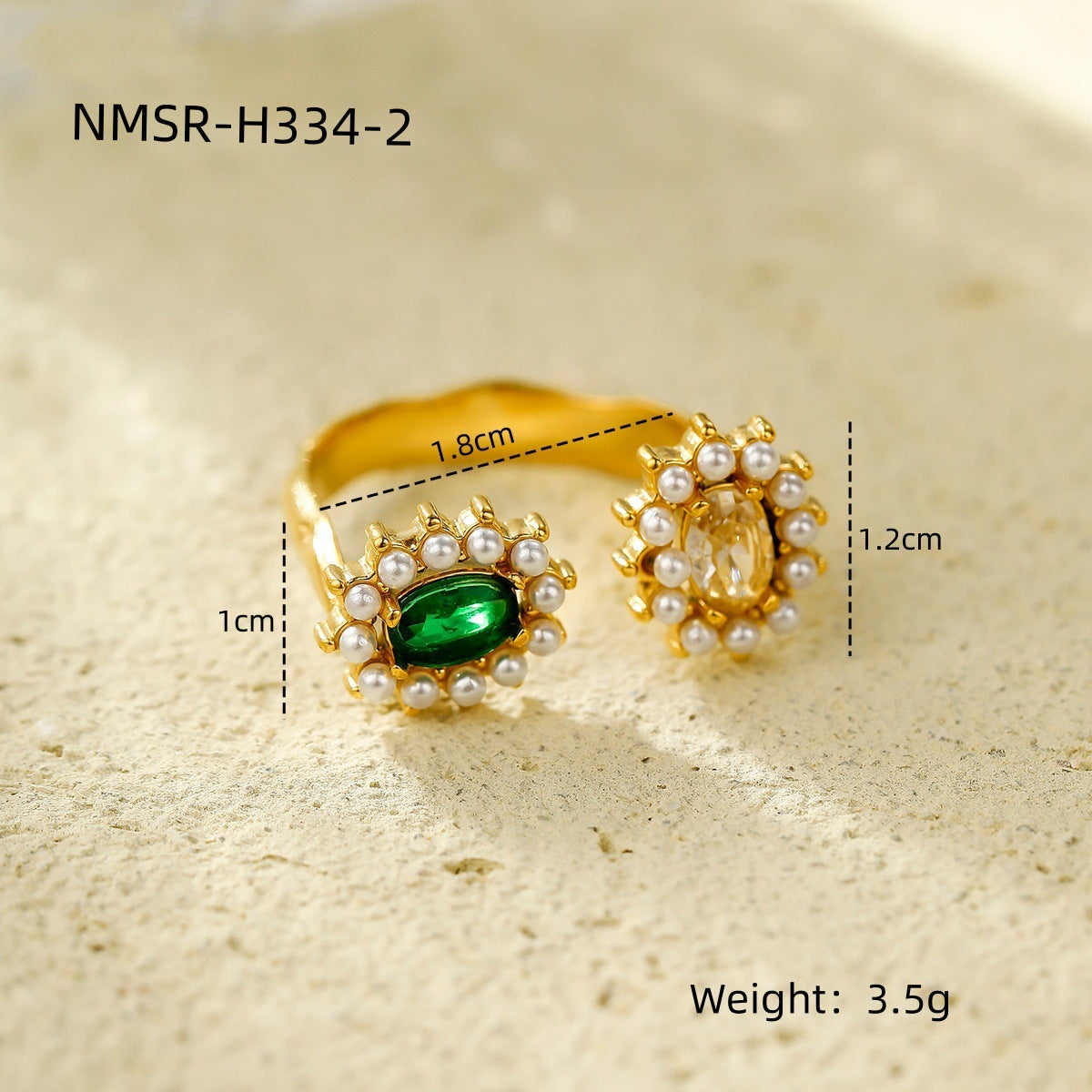 Anello Elegante Regolabile in Acciaio al Titanio Ispirato alla Francia per Donna con Forma a Cuore e Intarsio di Strass