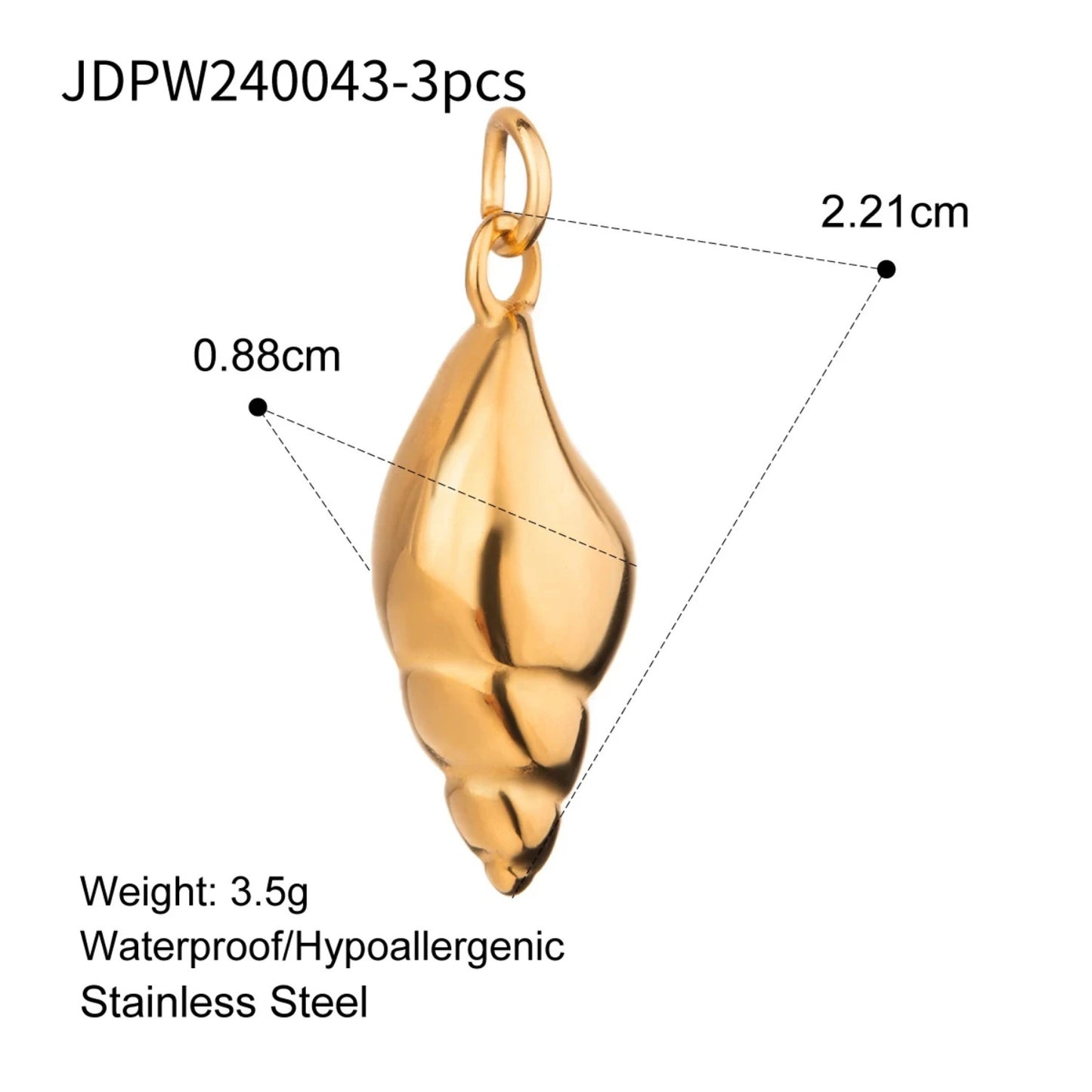Minimalist Gold Plated Titanium Steel Star Necklace with Stainless Steel Pendant