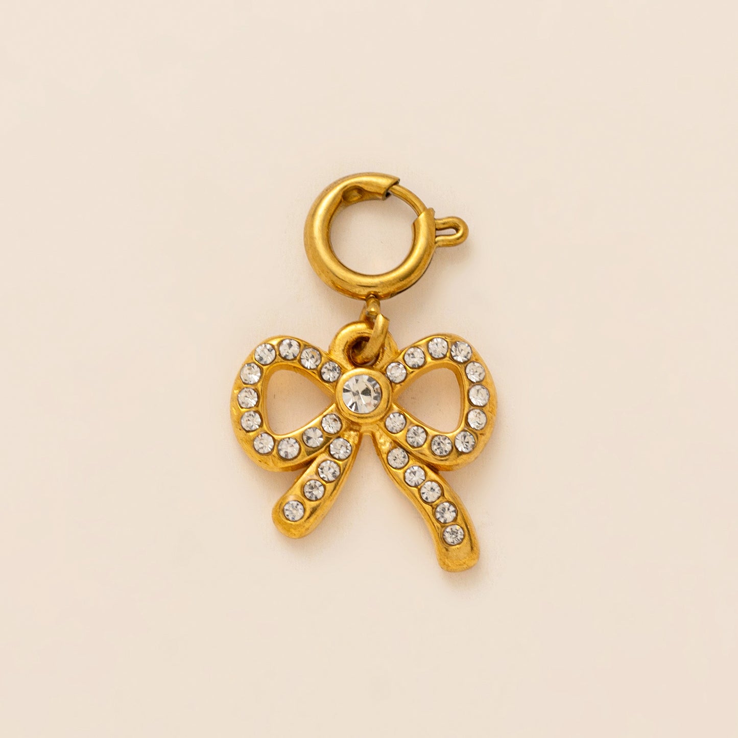 Ciondolo Fai da Te Vintage in Acciaio Inossidabile Placcato Oro 18K, Charm a Stella, Rivestito in PVD