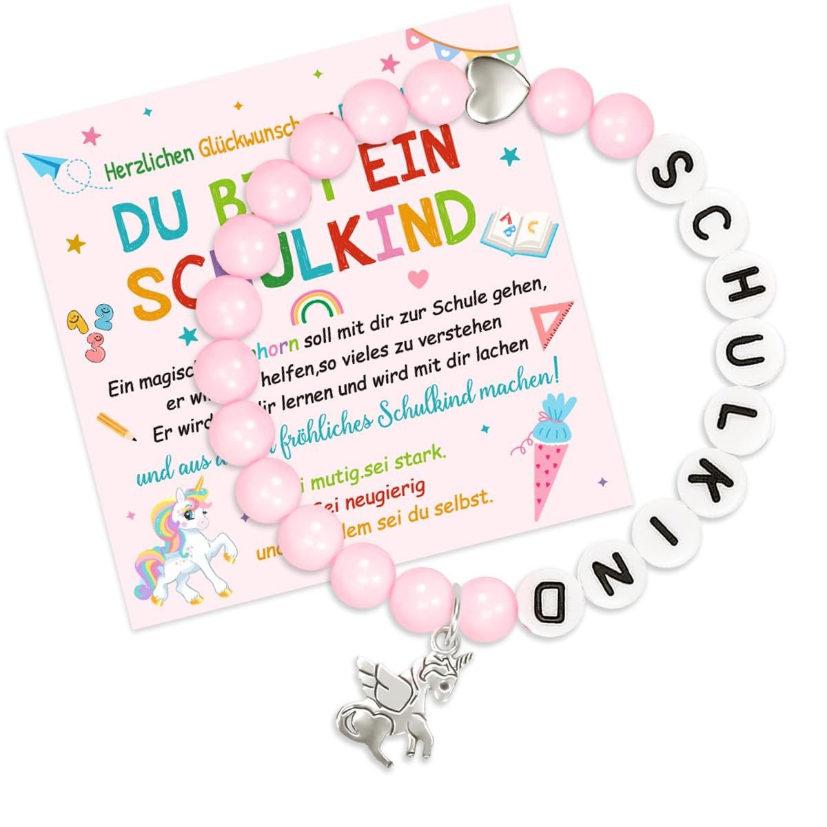 Minimalist Acrylic Letter Beaded Bracelet for Women