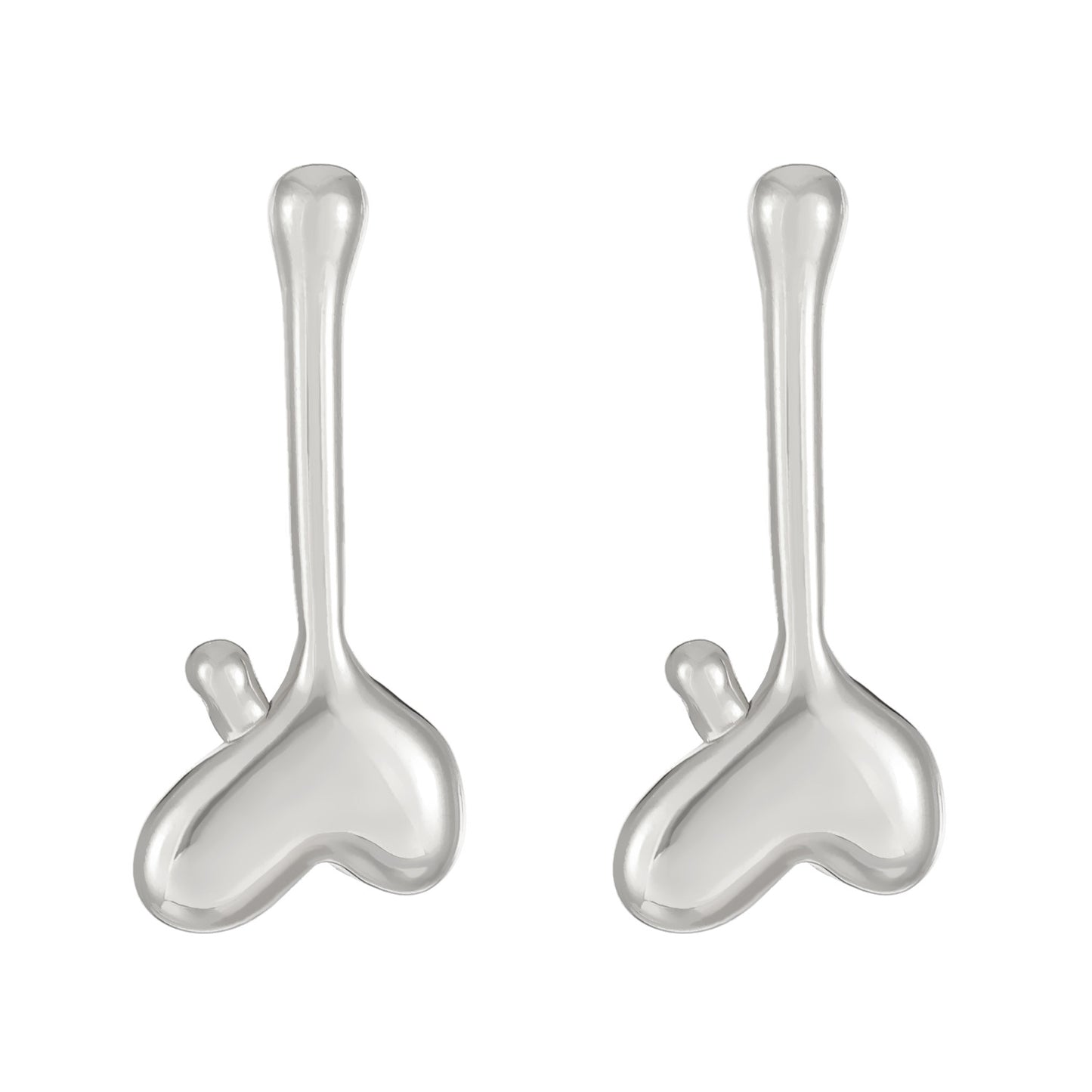 Pendientes Minimalistas Geométricos Cuadrados de Acero de Titanio para Mujer con Acabado Chapado y Diseño Moderno