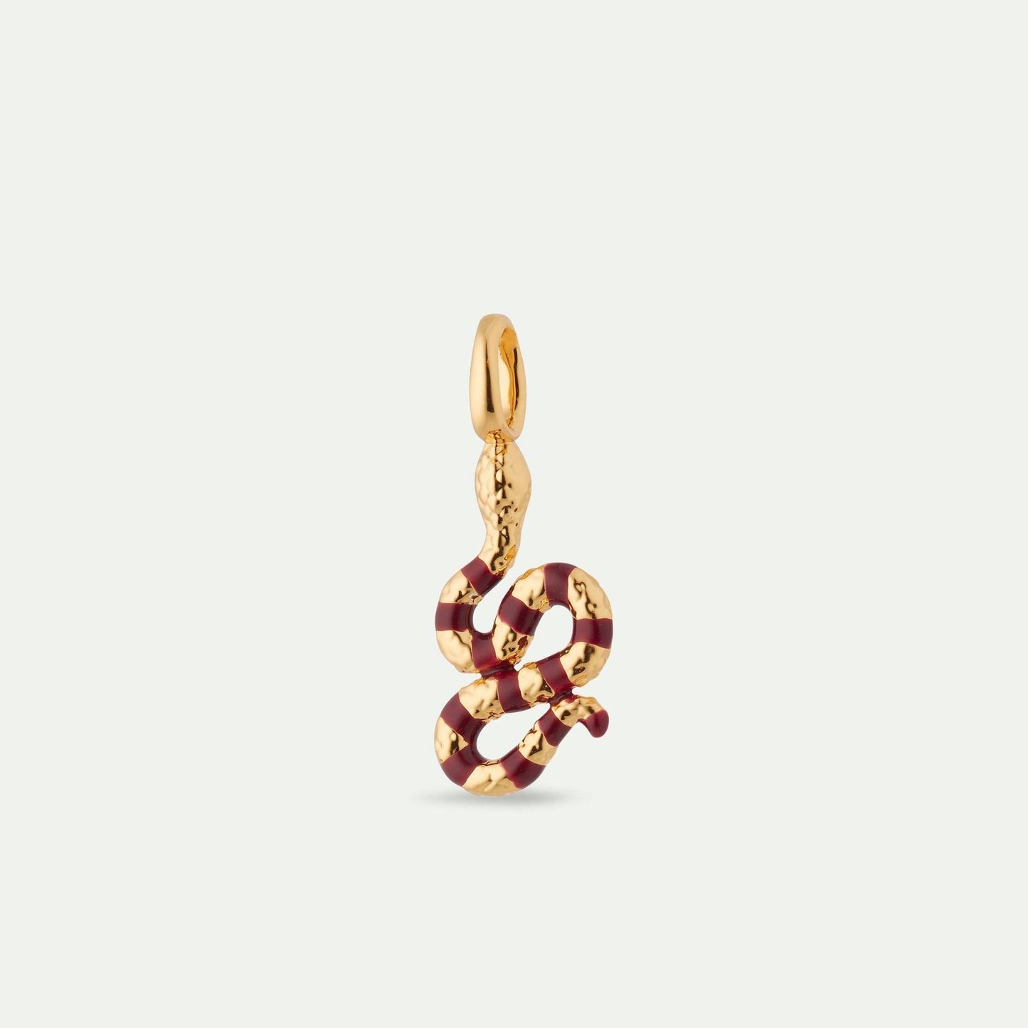 18K Gold Plated Brass Animal Charm Bar Necklace for Unisex