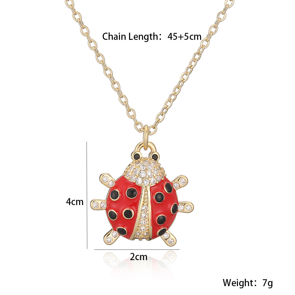 Minimalist Geometric Drip Oil Brass Crab Pendant Necklace for Women