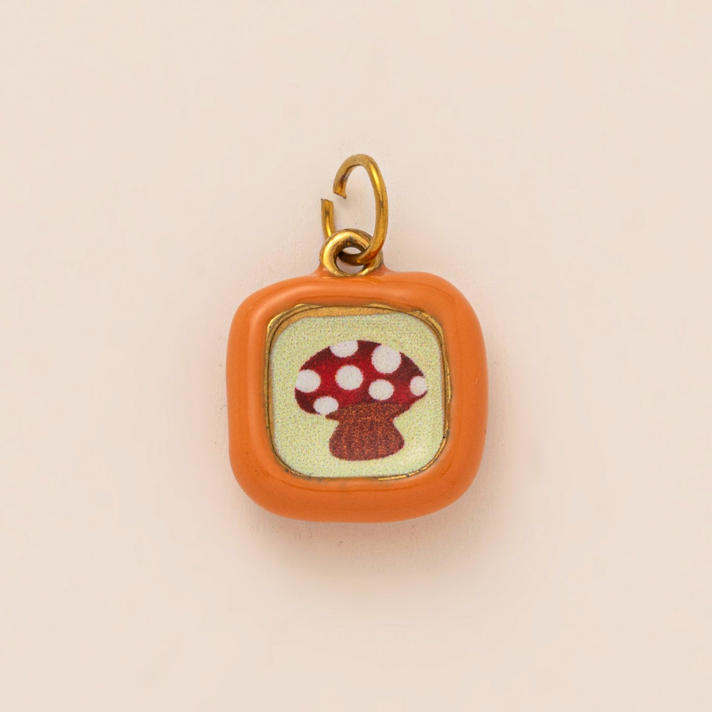 Collana Charm Bar Minimalista in Acciaio al Titanio PVD Placcato Oro a Forma di Frutto per Uomo e Donna