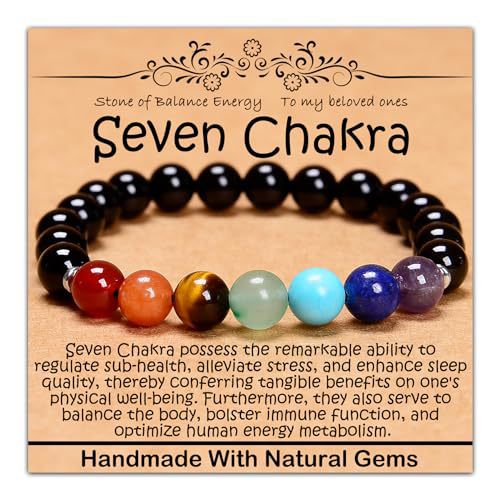 Sweet Geometric Obsidian Tiger Eye Beaded Bracelet for Unisex