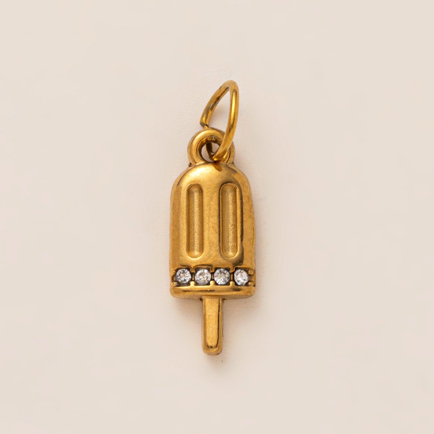 Vintage 18K Gold Plated Stainless Steel DIY Charm Bar
