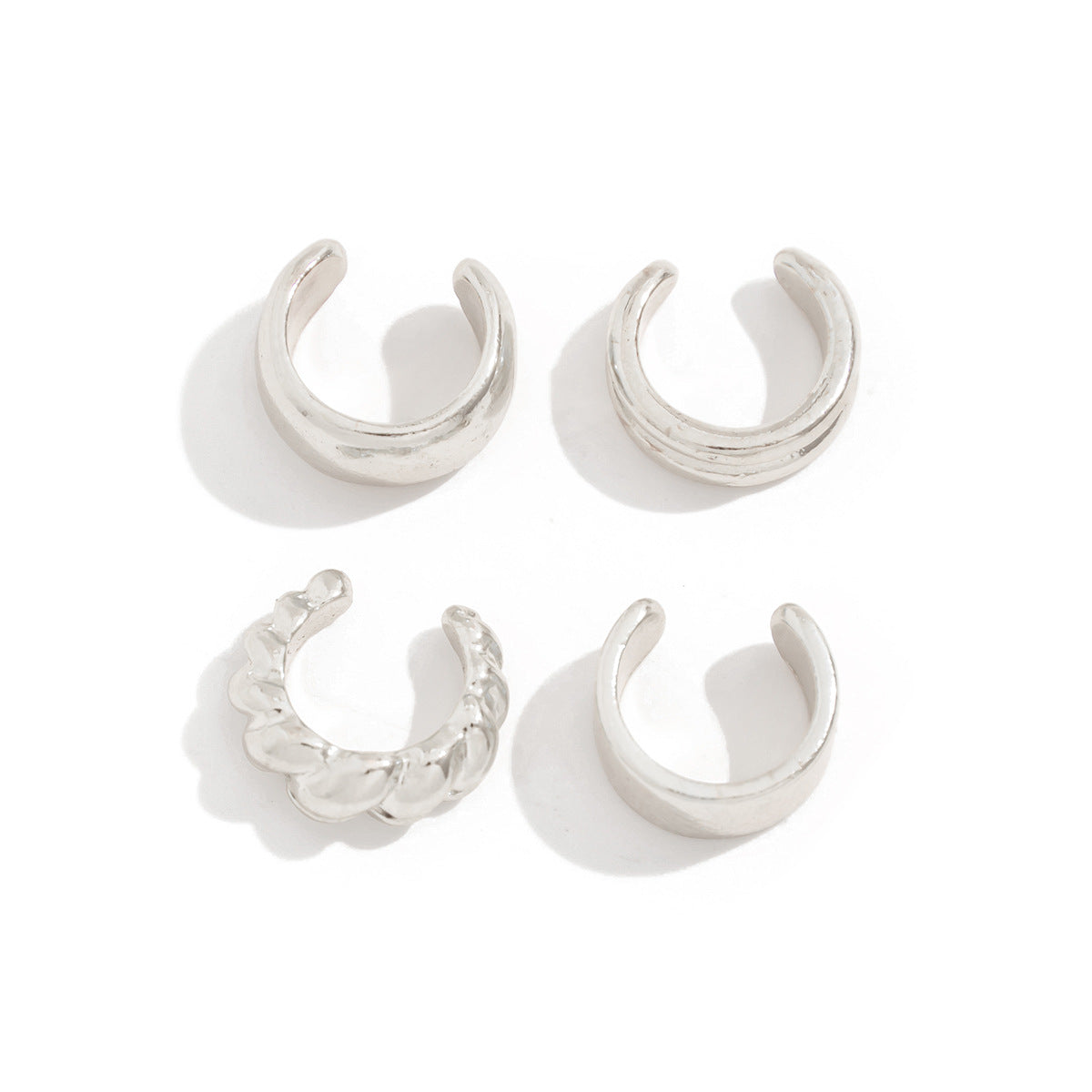 Vintage Geometric Irregular Zinc Alloy Plated Earrings for Women