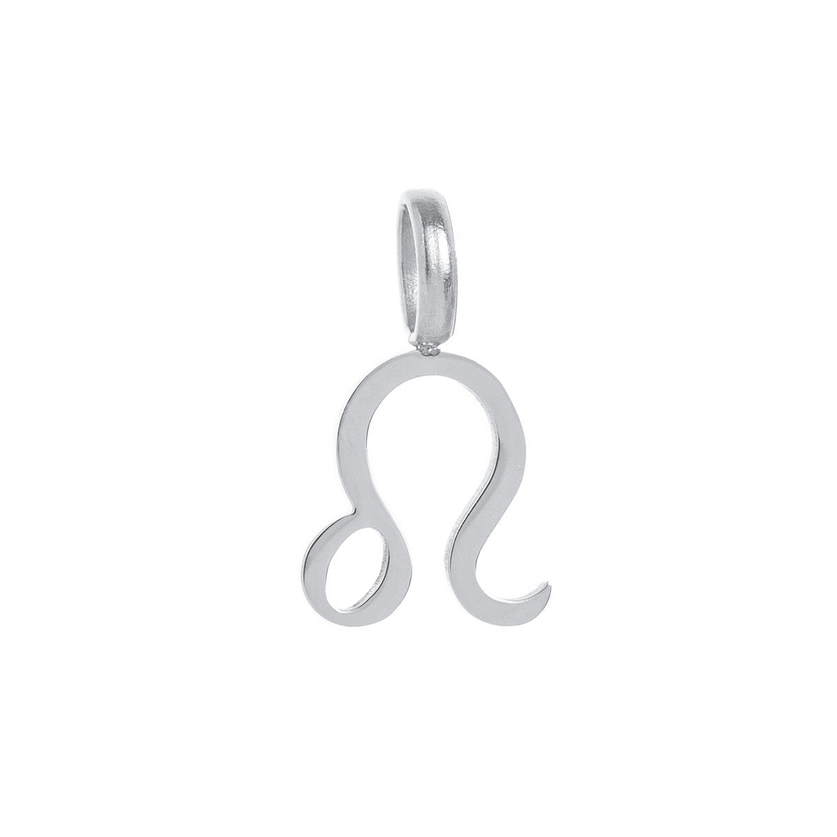 Minimalist Titanium Steel Plated Zodiac Charm Bar Necklace for Women