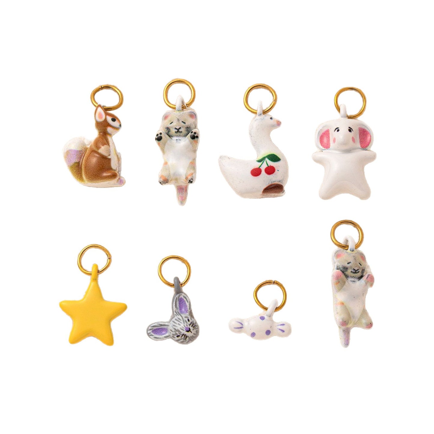 Luxury Casual Animal Star Stainless Steel Plated Pendant Necklace 18K Gold