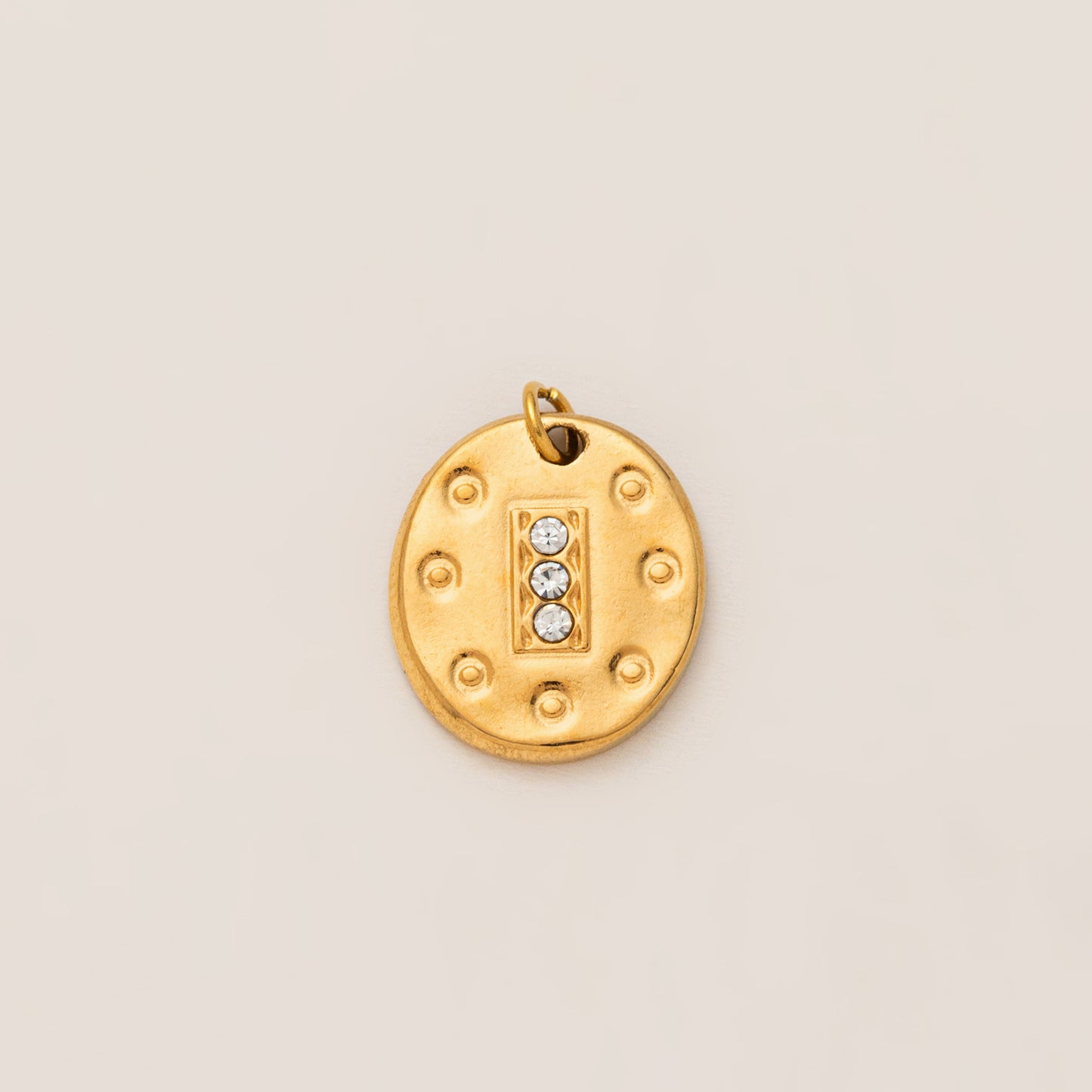 Casual 18K Gold PVD Stainless Steel Teardrop Star Pendant Necklace