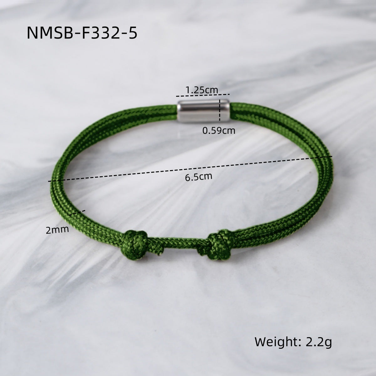 Elegant 18K Gold Plated Titanium Steel DIY Woven Adjustable Bracelet Charm Bar
